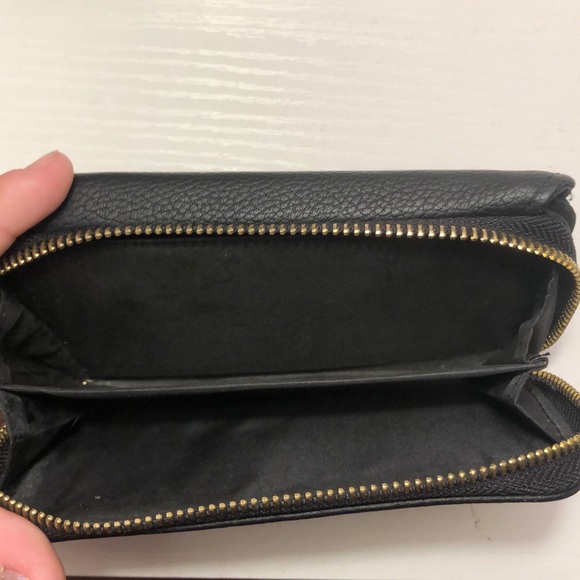 Black leather card holder - Picture 3 of 4